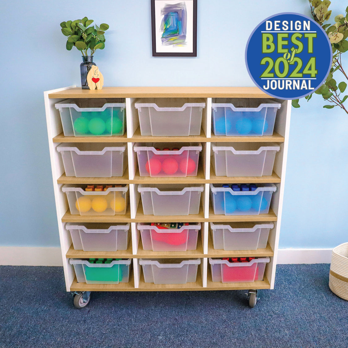 elevatED™ 15 Tray Mobile Cabinet