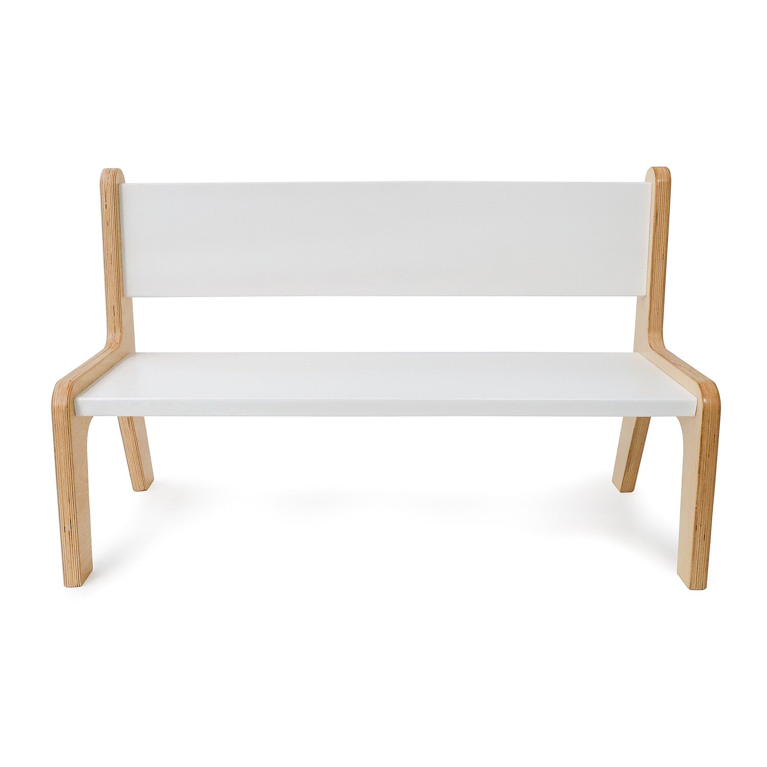 Whitney Plus 10" Height White Bench