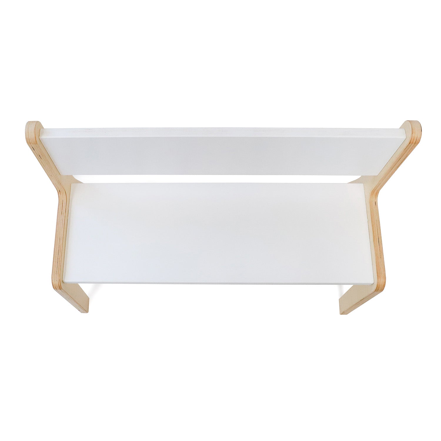 Whitney Plus 12" Height White Bench