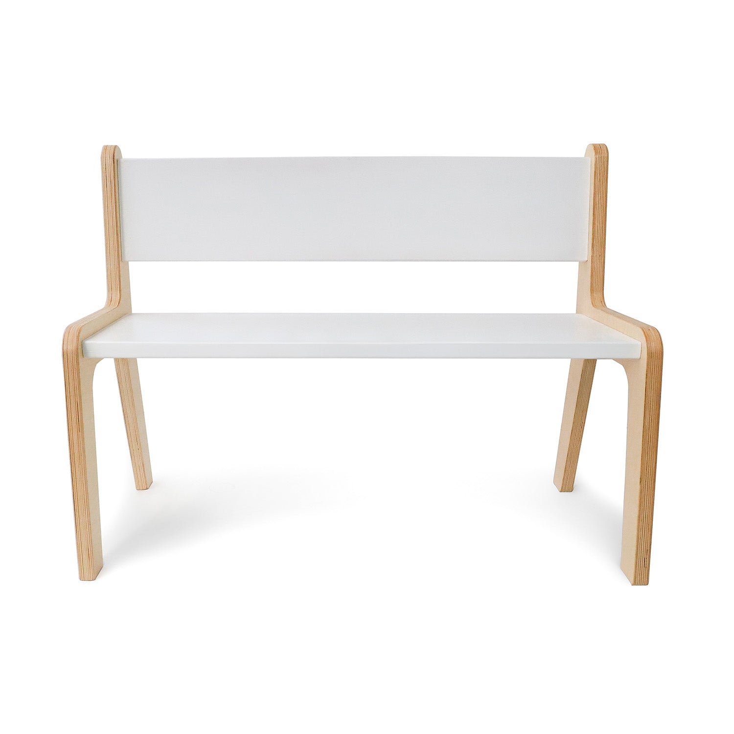 Whitney Plus 14" Height White Bench