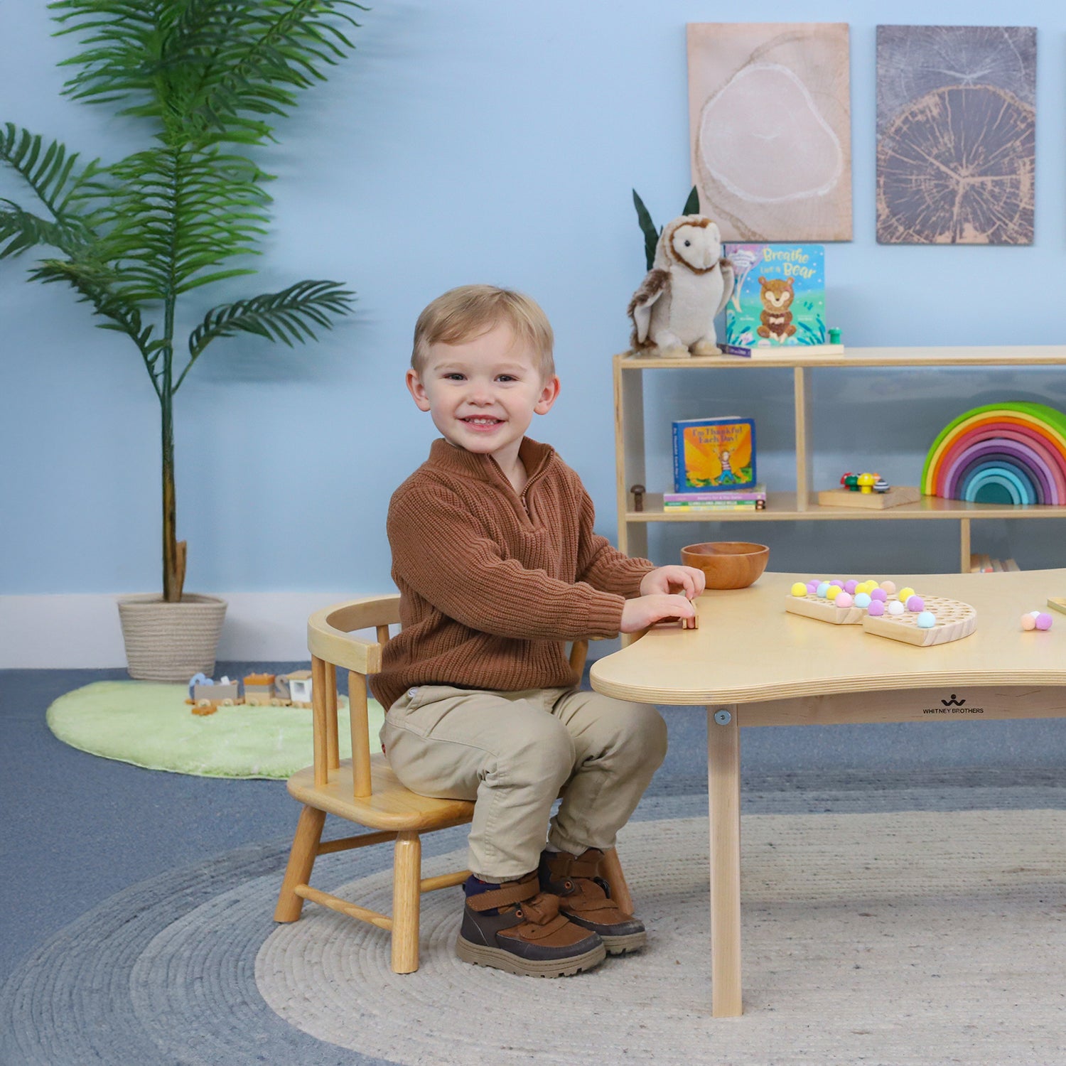 Bentwood Back Maple Toddler Chair 7" Height