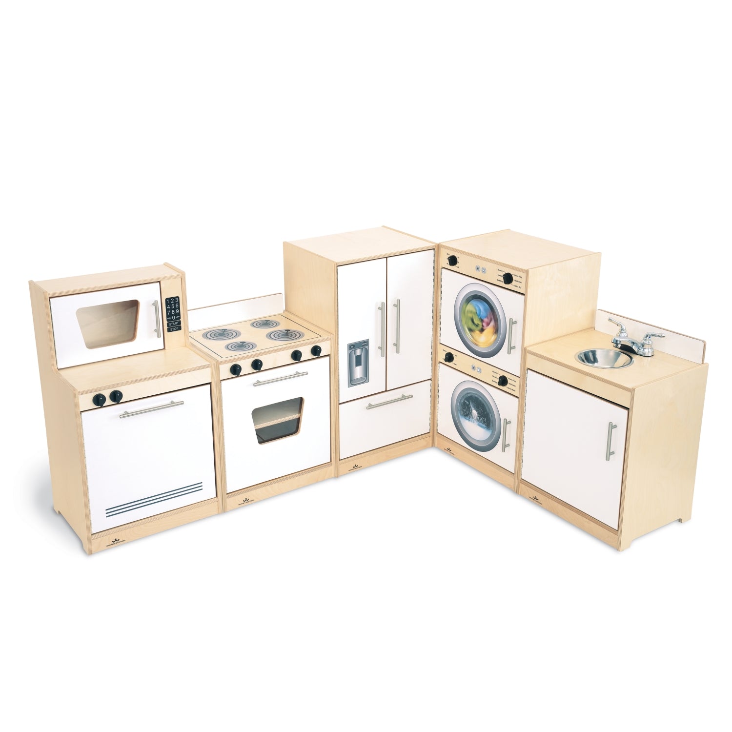 Contemporary Kitchen Ensemble - White