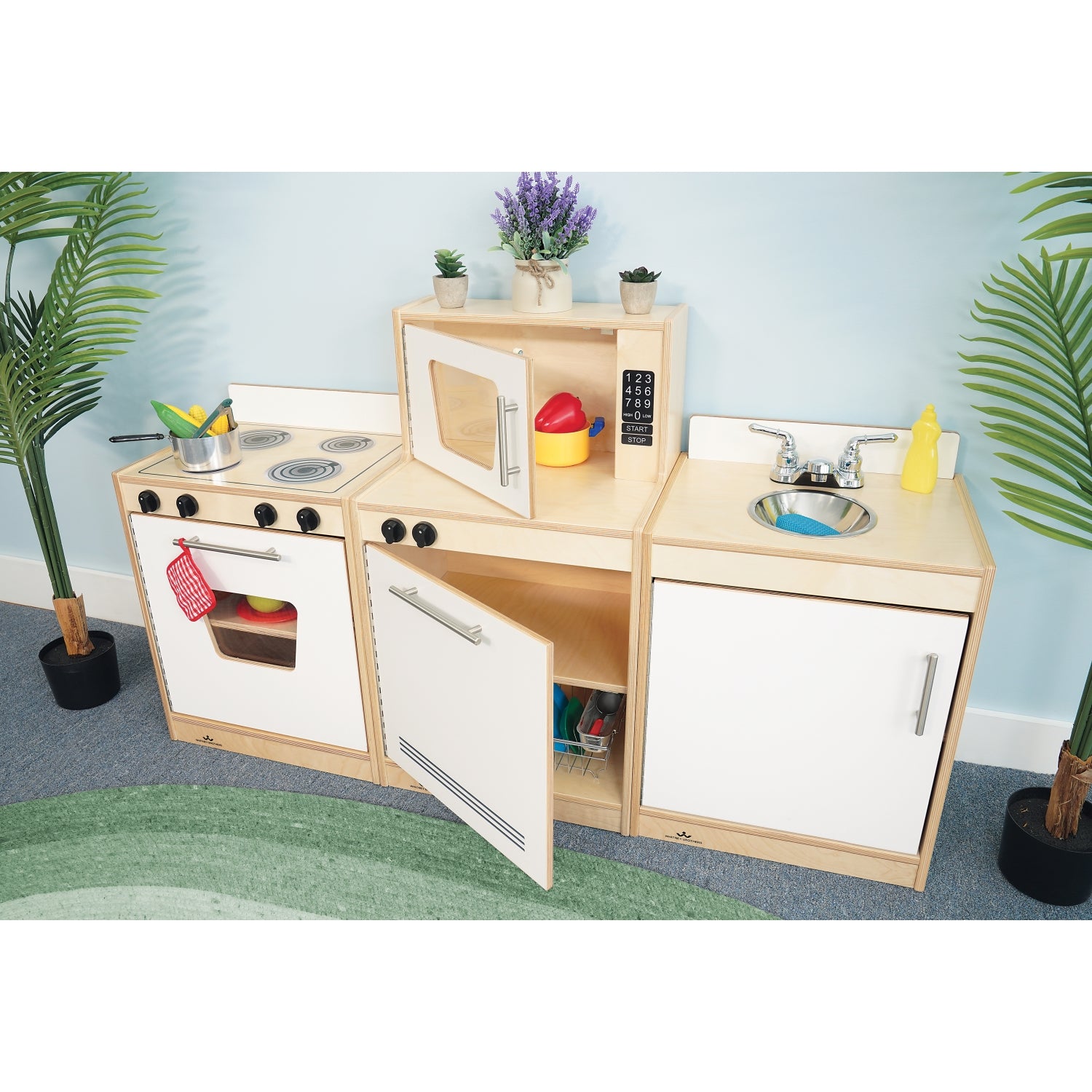 Contemporary Dishwasher / Micro - White