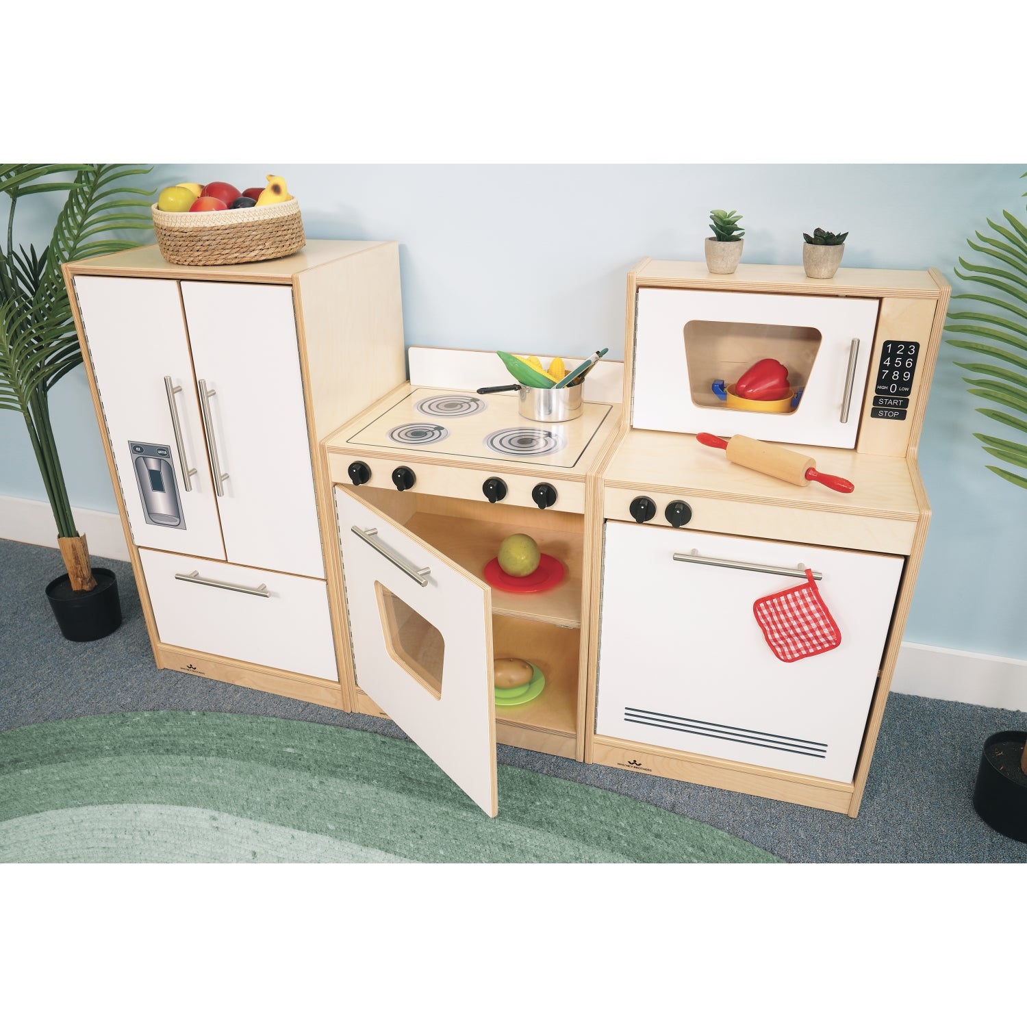 Contemporary Stove - White