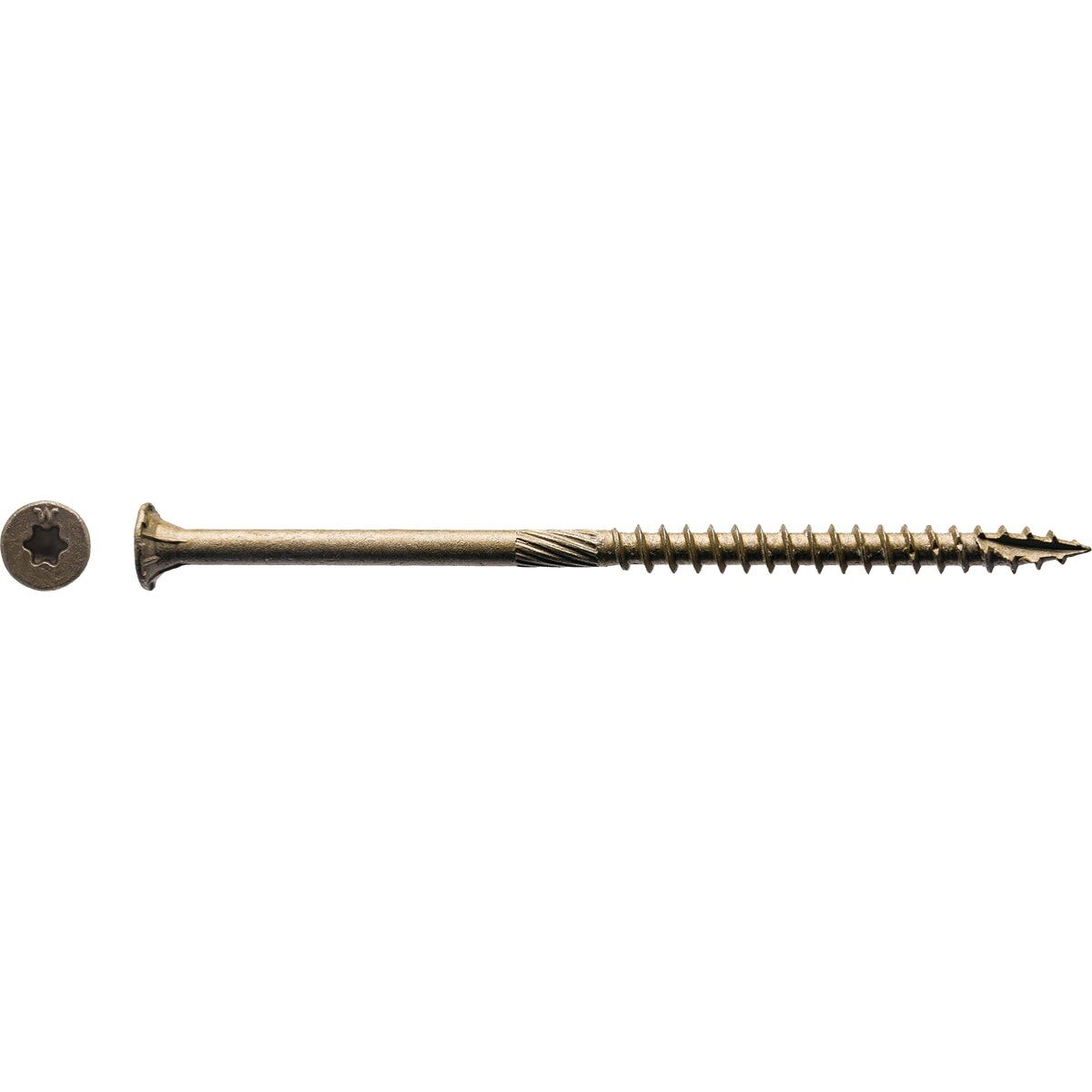 Big Timber #10 x 4 In. Bronze Flat Head Wood Screw (48 Ct., 1 Lb.)