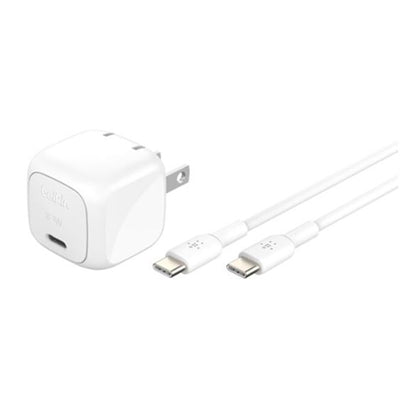 Belkin BoostCharge Compact USB-C Wall Charger 30W + USB-C to USB-C Cable | CVS