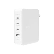 140W Multiport PD PPS GaN Wall Charger; Foldable Prongs