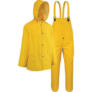 Boss XL 3-Piece Yellow PVC Lined Rain Suit