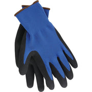 Men's XL Grip Latex Coated Glove, Blue