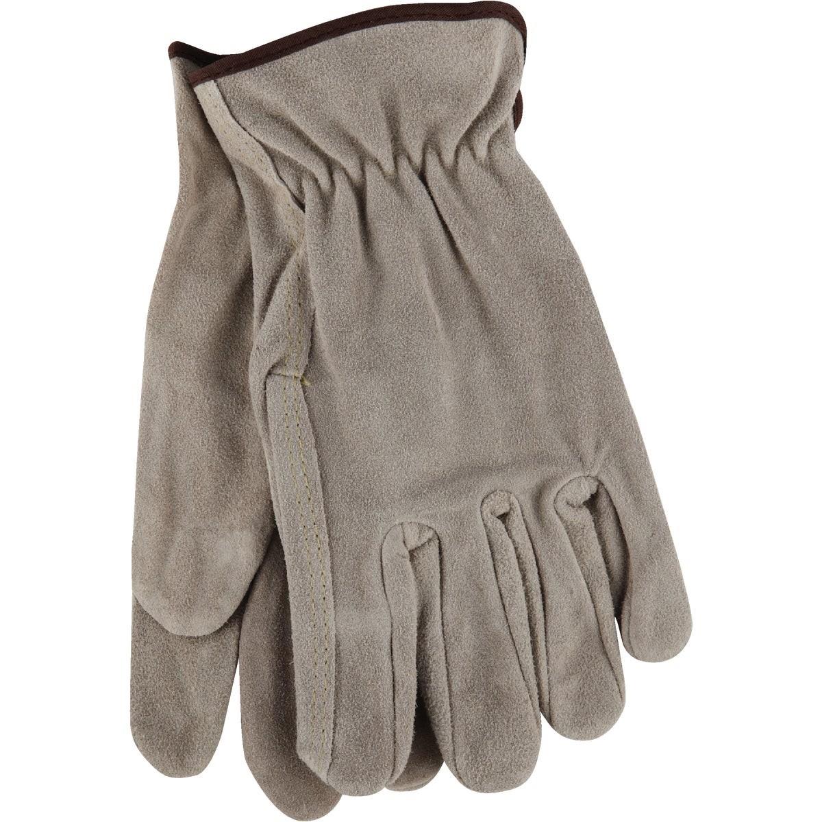 Men's Large Brushed Suede Leather Work Glove