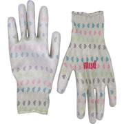 Mud Med/Large Geo Print Polyester Garden Gloves