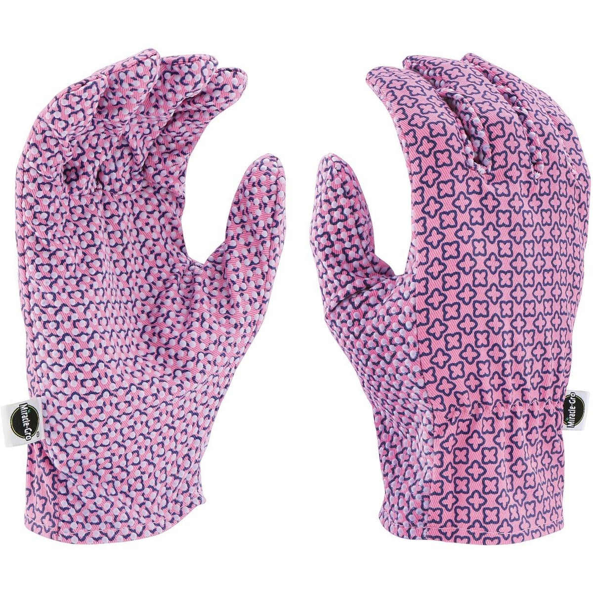 Miracle-Gro Women's Polyester & Cotton Dotted Grip Planting Gloves