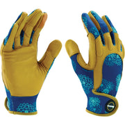 Miracle-Gro Women's Leather Durable Comfort Landscaping Gloves
