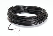 United Scientific® Plastic Insulated Copper Wire, Black, 100-Foot Roll