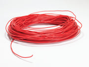 United Scientific® Plastic Insulated Copper Wire, Red, 100-Foot Roll