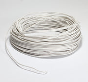 United Scientific® Plastic Insulated Copper Wire, White, 100-Foot Roll