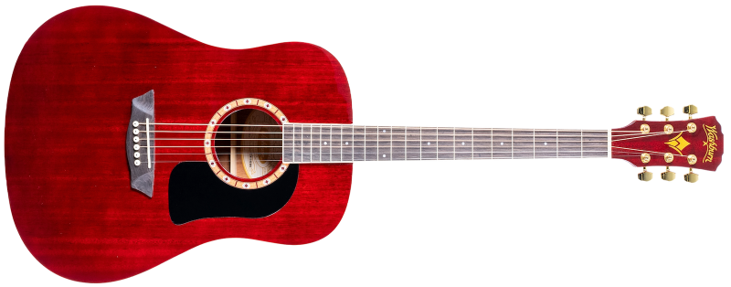 Washburn WD100DL, Transparent Wine Red