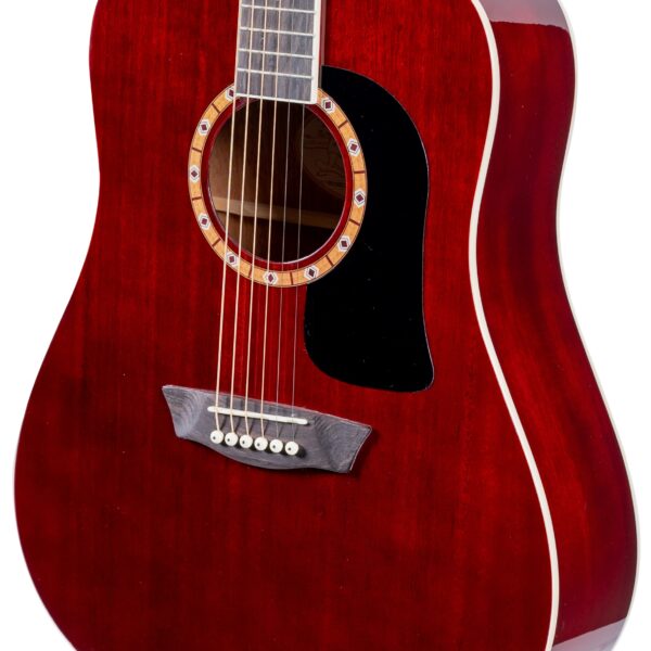 Washburn WD100DL, Transparent Wine Red