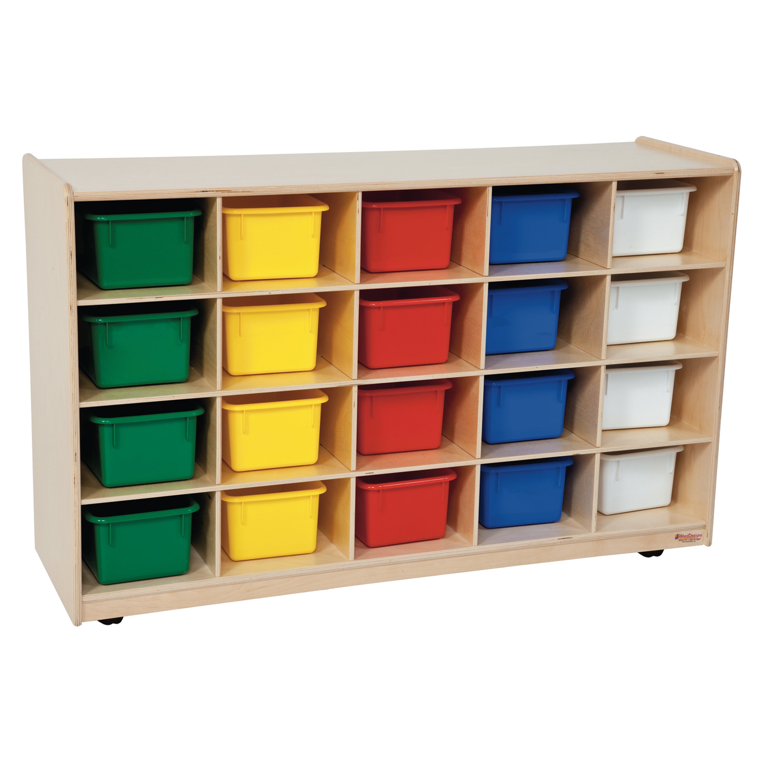 20 Tray Storage with Assorted Trays