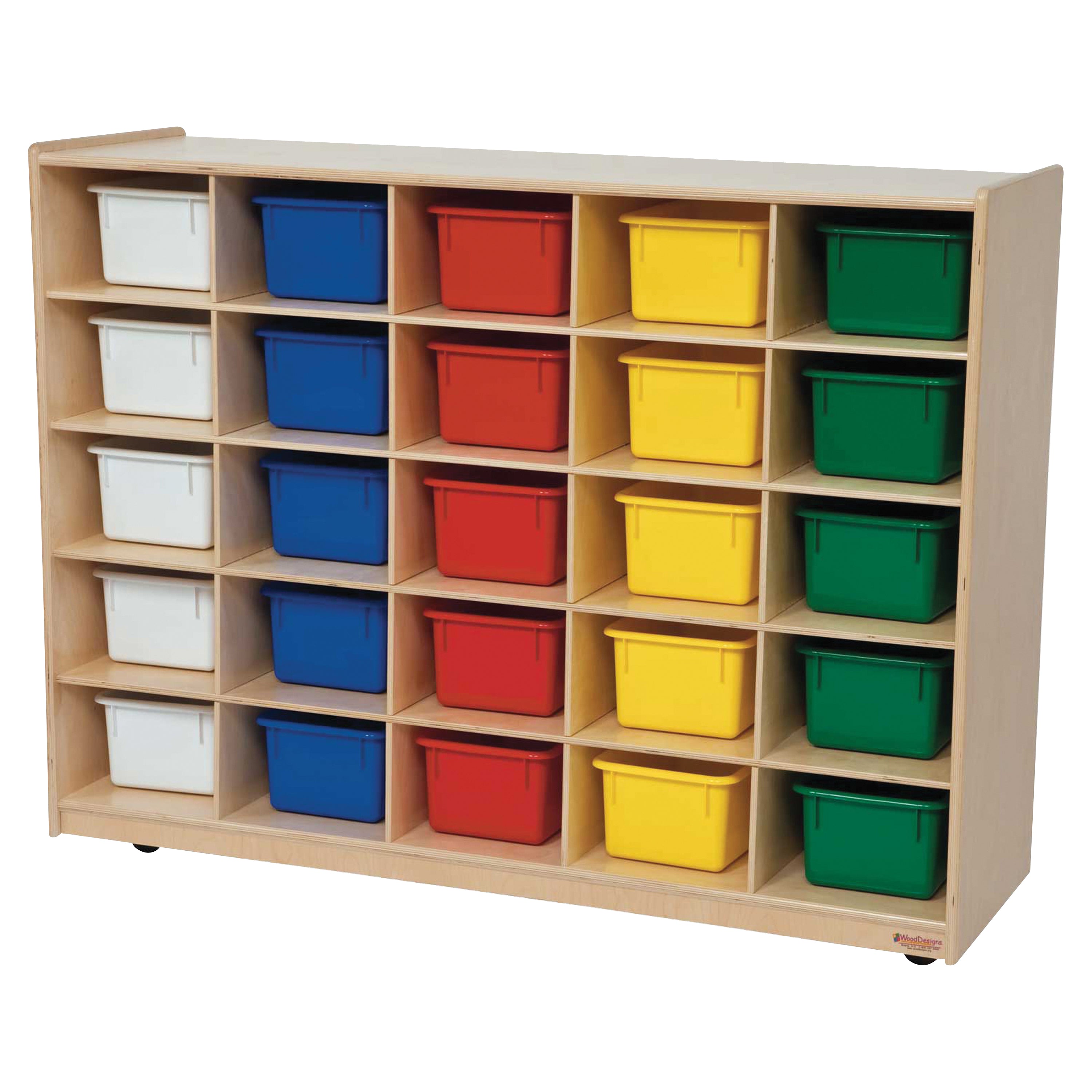 Tip-Me-Not 25 Tray Storage with Assorted Trays
