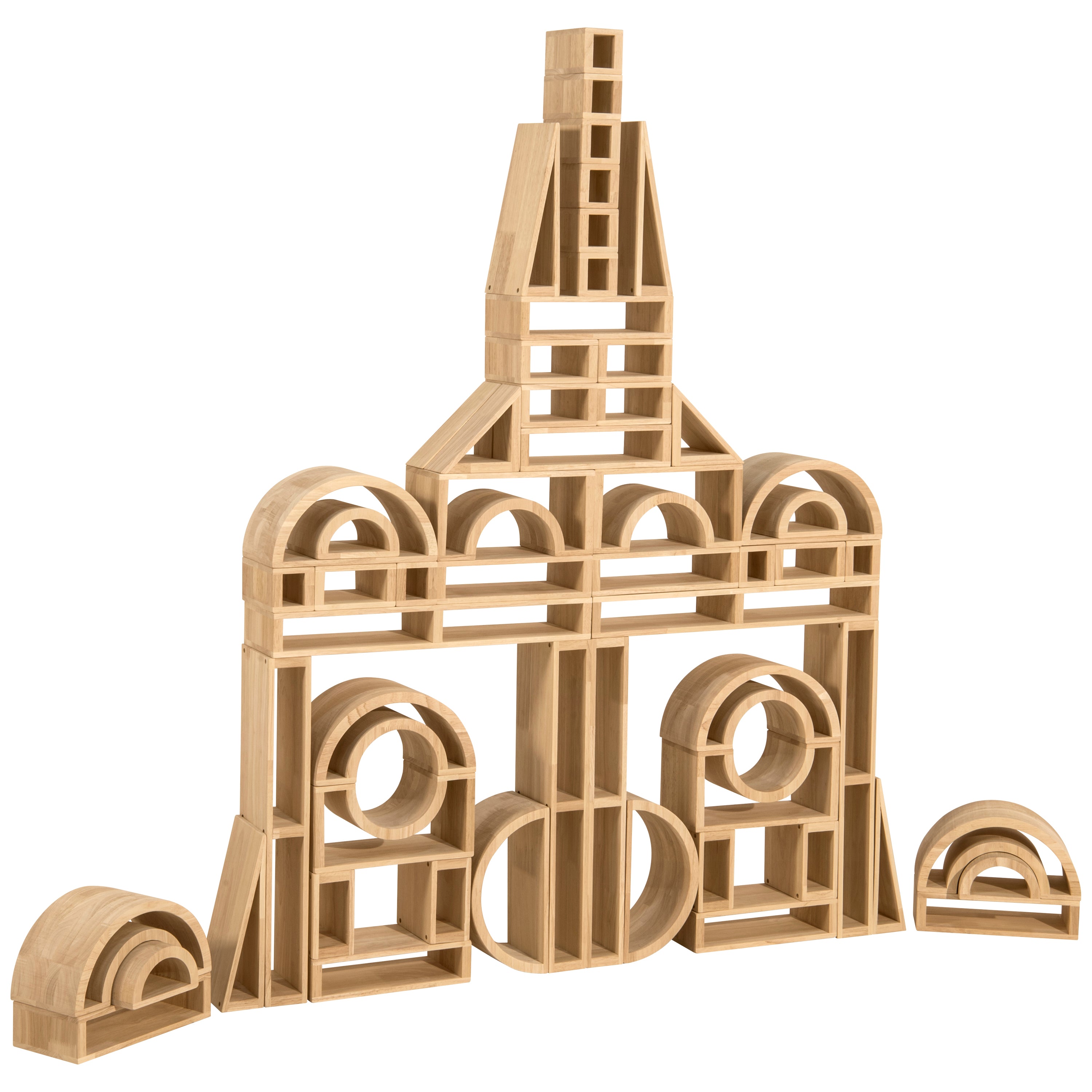 Hollow Block and Arch Set- 58 Piece