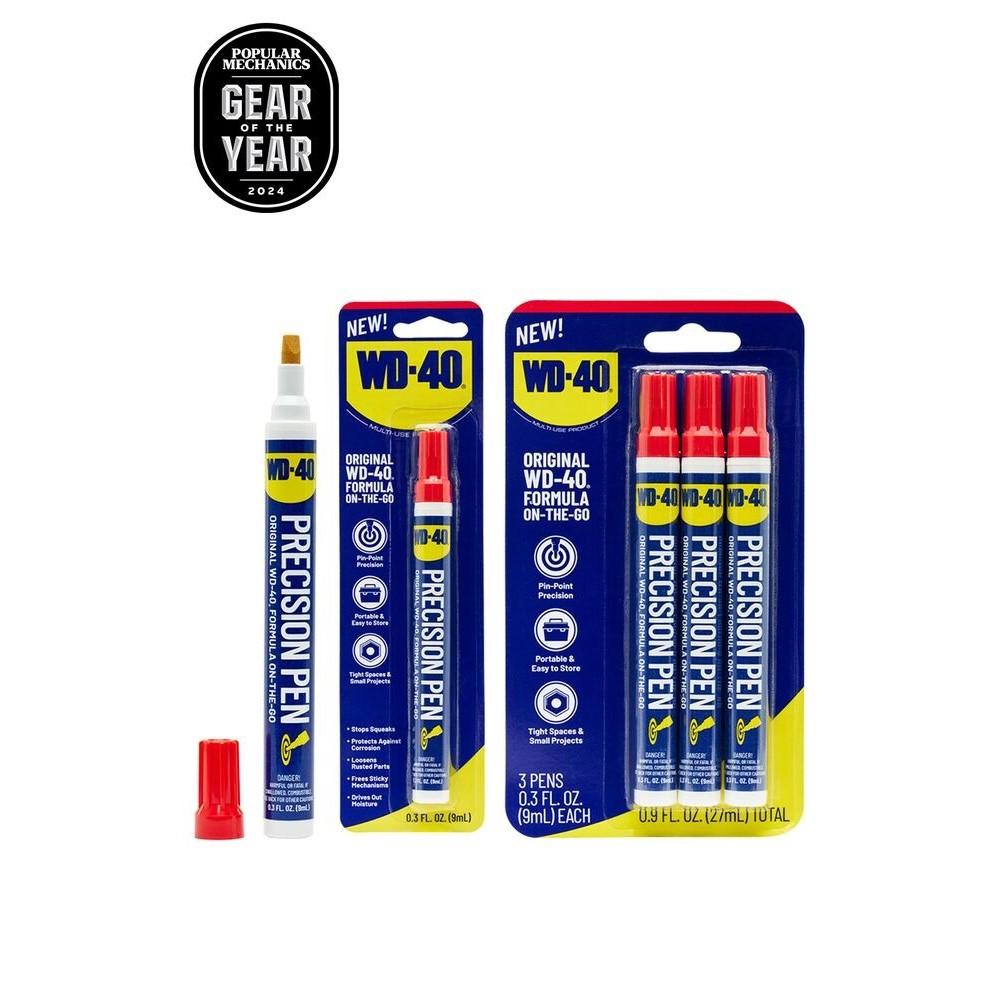 490743 WD-40, Precision Pen, 0.01 Cube, Light Green to Amber, Liquid