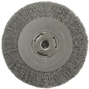 Weiler Vortec 8 In. Crimped Bench Grinder Wire Wheel