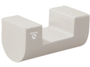 Blocmodules Half-Oval Bridge - Light Grey/Ivory, 23.6"L x 11.8"W x 11.8"H