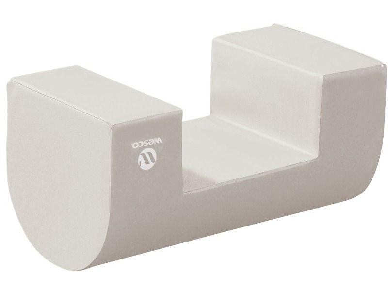 Blocmodules Half-Oval Bridge - Light Grey/Ivory, 23.6"L x 11.8"W x 11.8"H