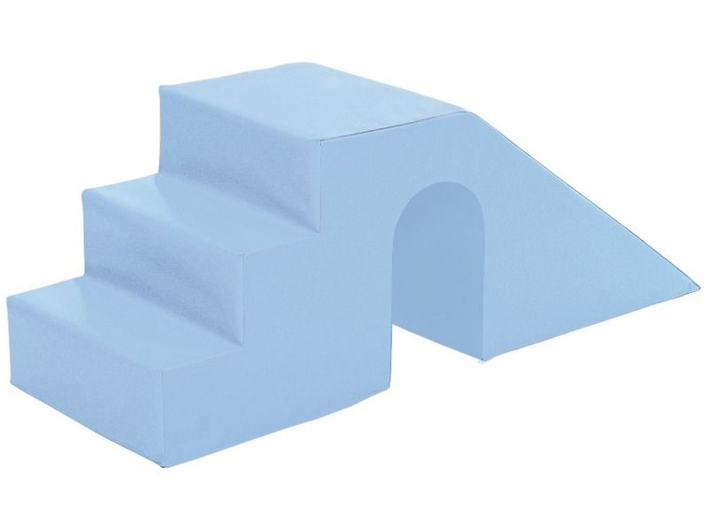 Step and Slide Cosy Large Bath Ball Pool - Light Blue, 51.2"L x 23.6"W x 19.7"H