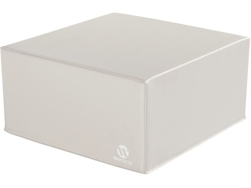 Tiny Tot Module Half-Cube - Ivory, 9.4"H