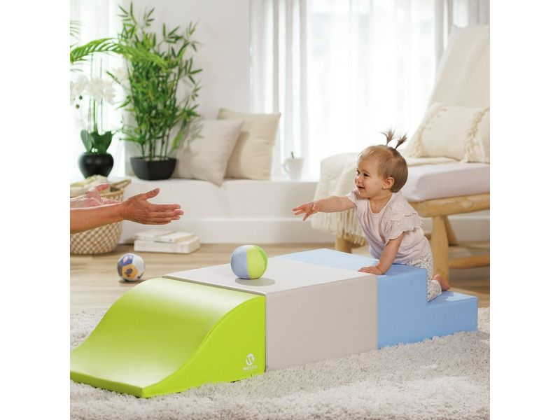 Tiny Tot Module Half-Cube - Ivory, 9.4"H