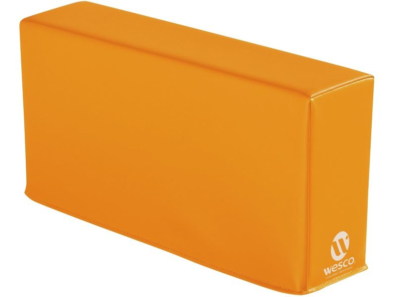 Tiny Tot Module Half-Brick - Light Orange, 18.9"L x 4.7"W x 9.4"H