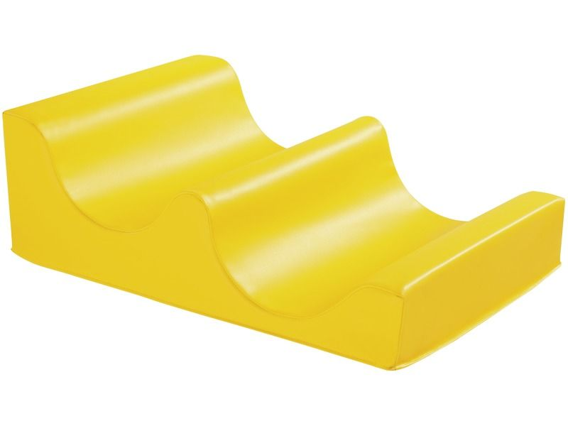 Tiny Tot Module Small Waves - Yellow, 28.3"L x 18.9"W x 9.4"H
