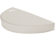 Tiny Tot Module Semi-Circle Mat - Ivory, 18.9"L x 9.4"W x 2.4"Th