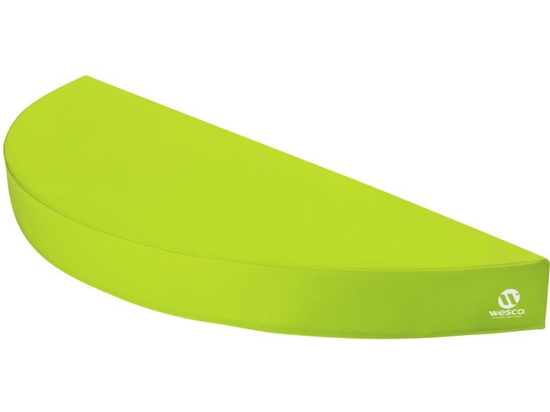 Tiny Tot Module Large Arc - Light Green, 56.7"L x 18.9"W x 4.7"Th