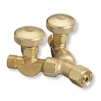 VALVED "Y"CONNECTION/ FUEL GAS, 1 EA/PK
