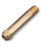 29-3 Western Enterprises, Brass Nipple, 3 in L, Brass, Up to 3000 psig