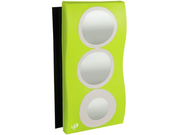 Baby Wall Mat With Mirrors 2 Humps - Green, 37.8"L x 18.9"W x 3.7"Th