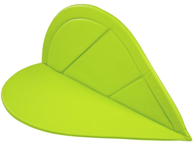 Double-Sided Leaf Mat Large - Green, 51.2"L x 51.2"W x 0.8"Th