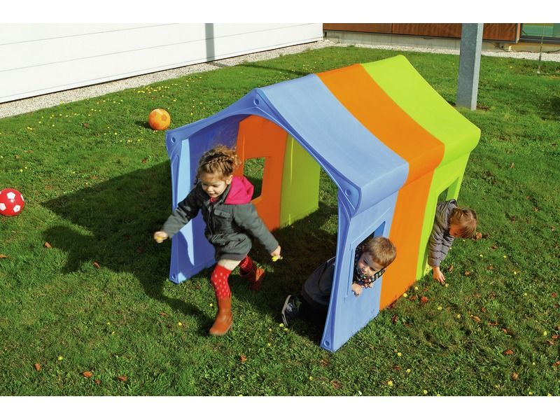 Triple Tio’La Cabin - Multicolor, 59.1"L x 48.4"W x 50"H