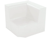 Basic Low Corner Chair, 6.7"H