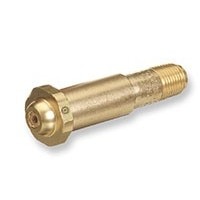 Regulator Nipple with Filter, 1/4 Inch NPT, Brass, 3 Inch L