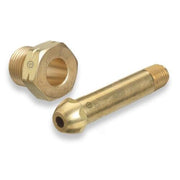 PKGD: Nipple, CGA 555, 1/4" NPT, 2-1/16" L, Butane, Propane,  25/pack