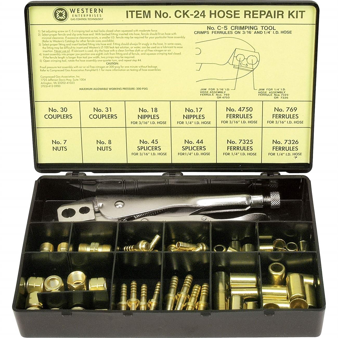 HOSE REPAIR KIT W/ C-5 TOOL, 1 EA/PK