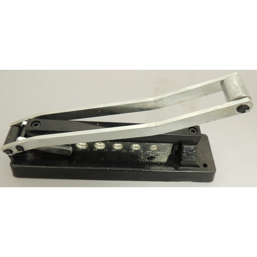 Heavy-Duty Ferrule Crimp Machine, for 3/16 in, 1/4 in, 5/16 in, 3/8 in Hoses, Silver