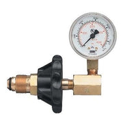 Pressure Gauge, 4000 psig Pressure Scale, Brass
