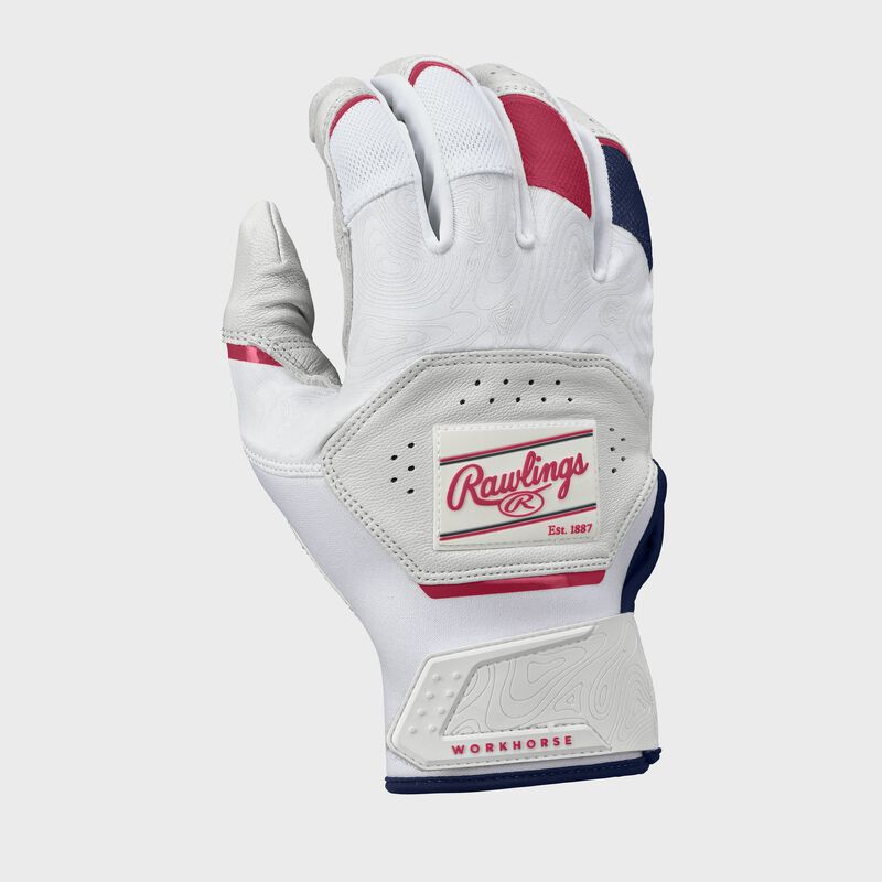 Rawlings Adult Workhorse Batting Gloves - Medium - Usa