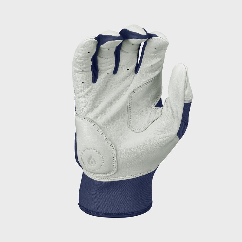 Rawlings Adult Workhorse Batting Gloves - Medium - White/Navy