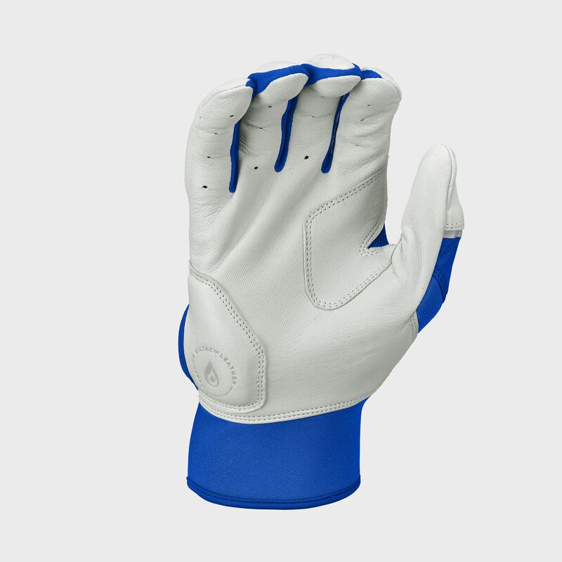 Rawlings Youth Workhorse Batting Gloves - Extra Large - White/Royal